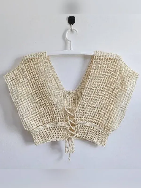 Surpreenda-se com Modelos de Blusas de Crochê Feitos com Pontos Básicos