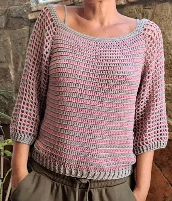 Surpreenda-se com Modelos de Blusas de Crochê Feitos com Pontos Básicos