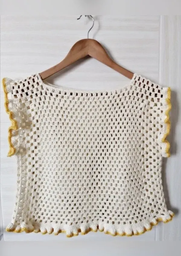 Surpreenda-se com Modelos de Blusas de Crochê Feitos com Pontos Básicos