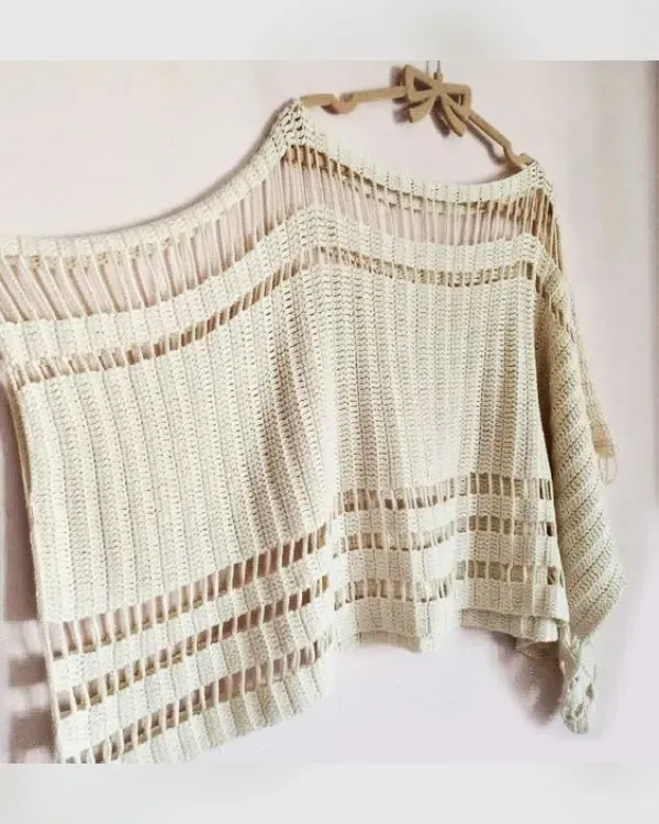 Surpreenda-se com Modelos de Blusas de Crochê Feitos com Pontos Básicos