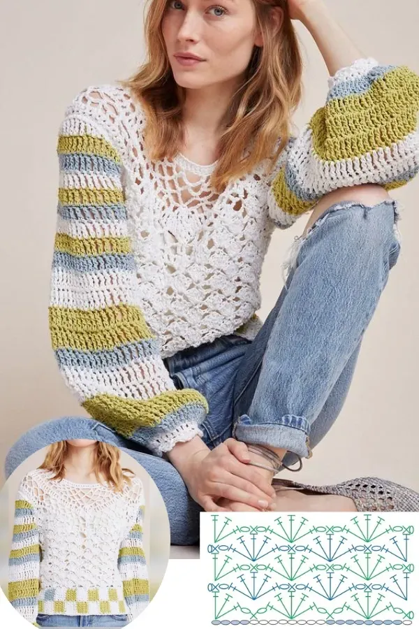Modelos de Blusas de Crochê para Dias Frescos: Estilo e Conforto em Harmonia