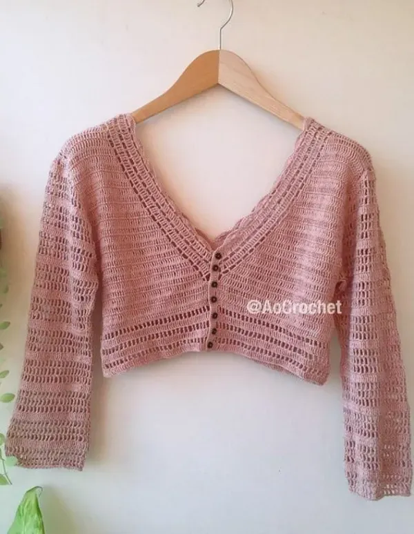 Blusinhas e Tops de Crochê: Gráficos e Ideias Inspiradoras