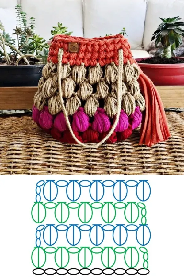 Crochê e Inspiração: 10 Modelos de Bolsas com Gráficos para Você