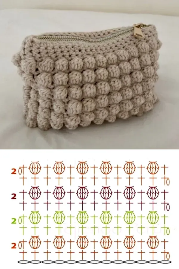 Crochê e Inspiração: 10 Modelos de Bolsas com Gráficos para Você