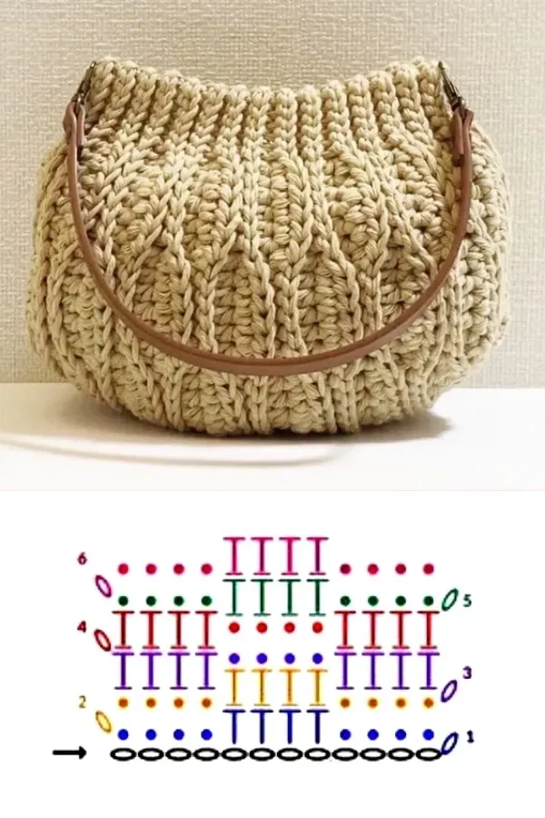 Crochê e Inspiração: 10 Modelos de Bolsas com Gráficos para Você
