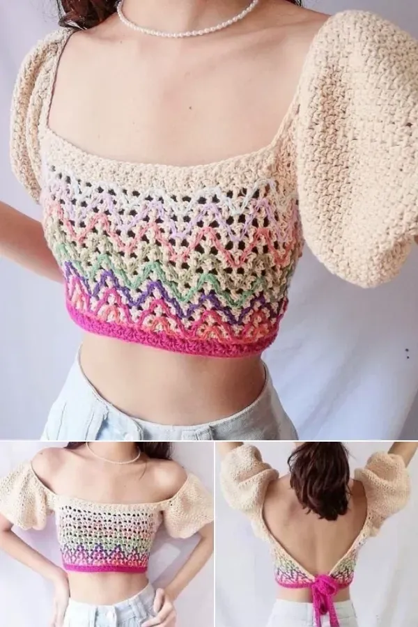 16 Modelos de Tops de Crochê para Arrasar no Verão
