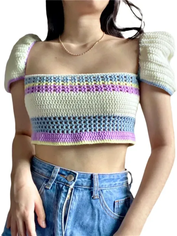 16 Modelos de Tops de Crochê para Arrasar no Verão