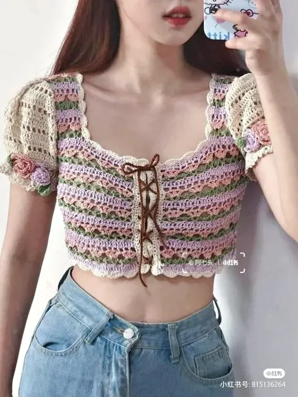 16 Modelos de Tops de Crochê para Arrasar no Verão