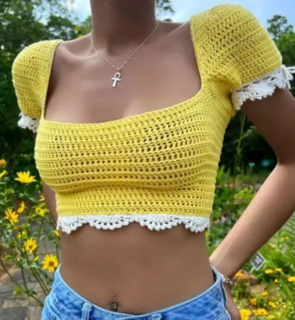 16 Modelos de Tops de Crochê para Arrasar no Verão
