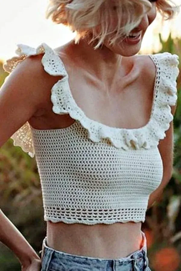 16 Modelos de Tops de Crochê para Arrasar no Verão