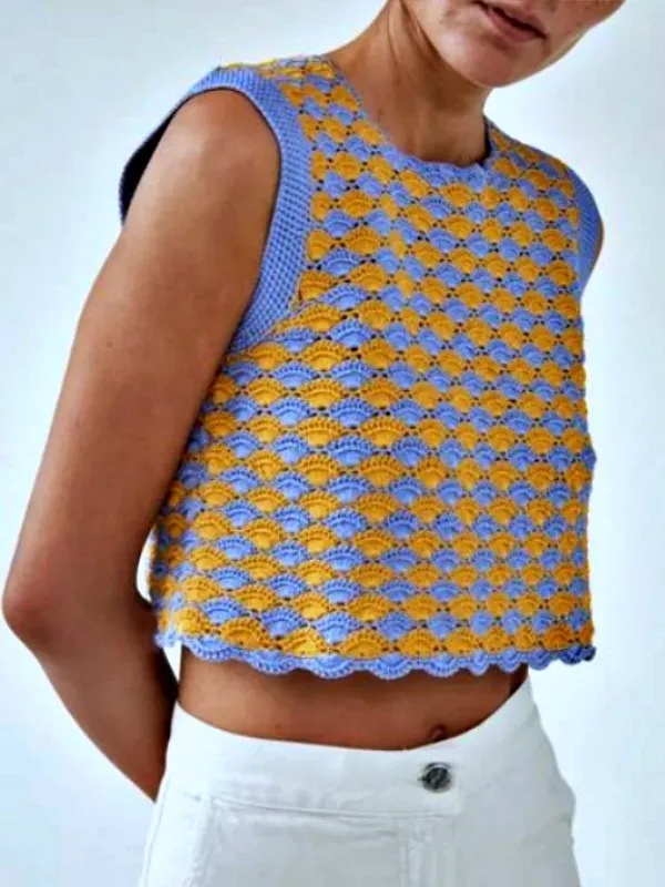 Artesanato na Moda: 17 Modelos de Tops para o Verão em Crochê
