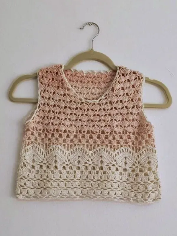 Artesanato na Moda: 17 Modelos de Tops para o Verão em Crochê