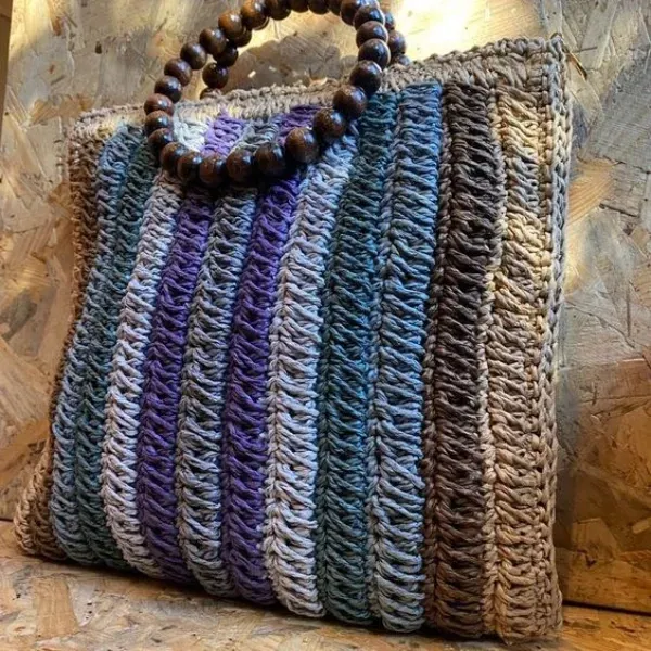 Bolsas em Crochê com Ponto Alto: 14 Ideias Incríveis para Se Inspirar