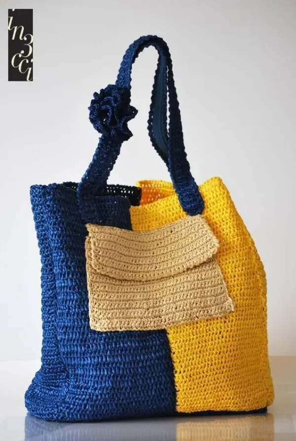 Bolsas em Crochê com Ponto Alto: 14 Ideias Incríveis para Se Inspirar