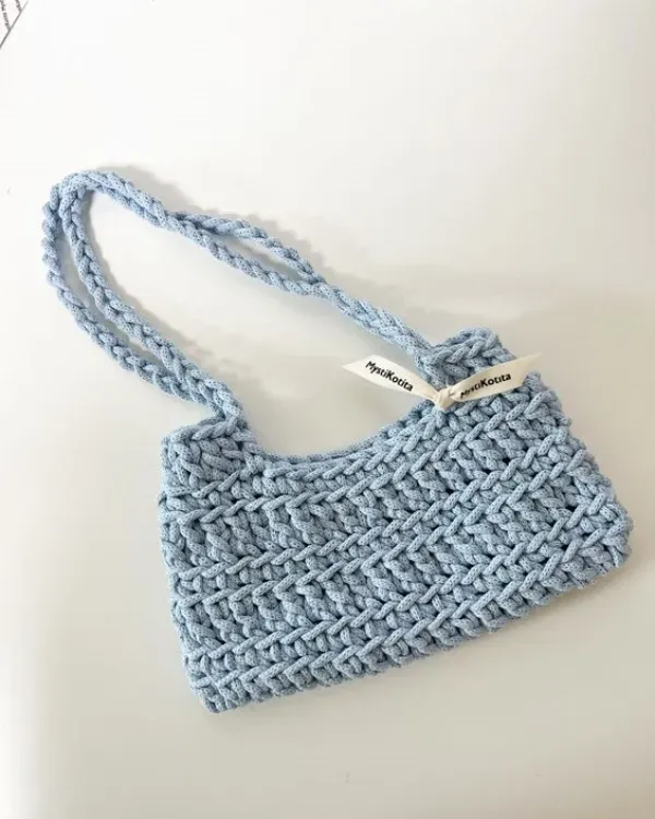 Bolsas em Crochê com Ponto Alto: 14 Ideias Incríveis para Se Inspirar
