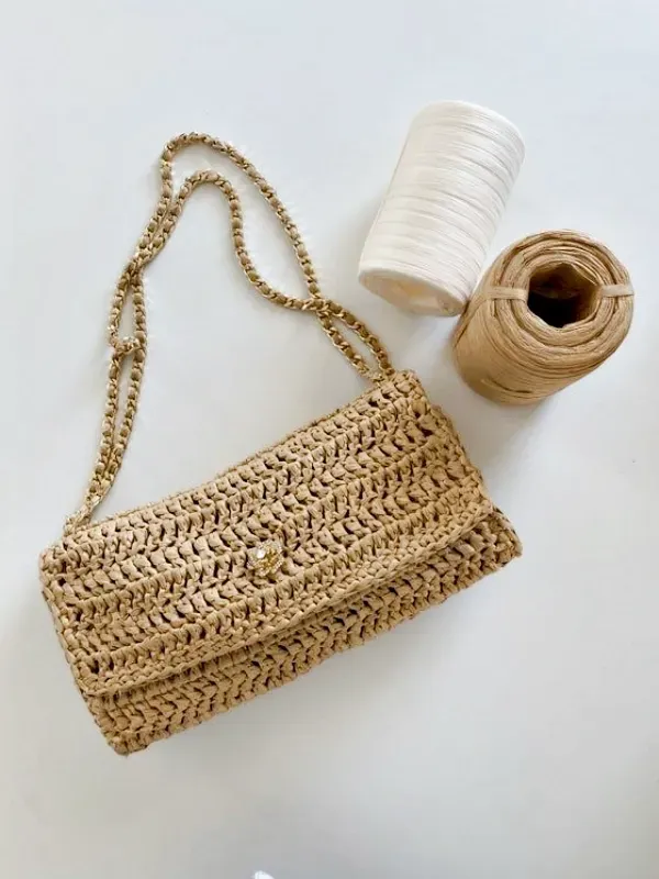 Bolsas em Crochê com Ponto Alto: 14 Ideias Incríveis para Se Inspirar