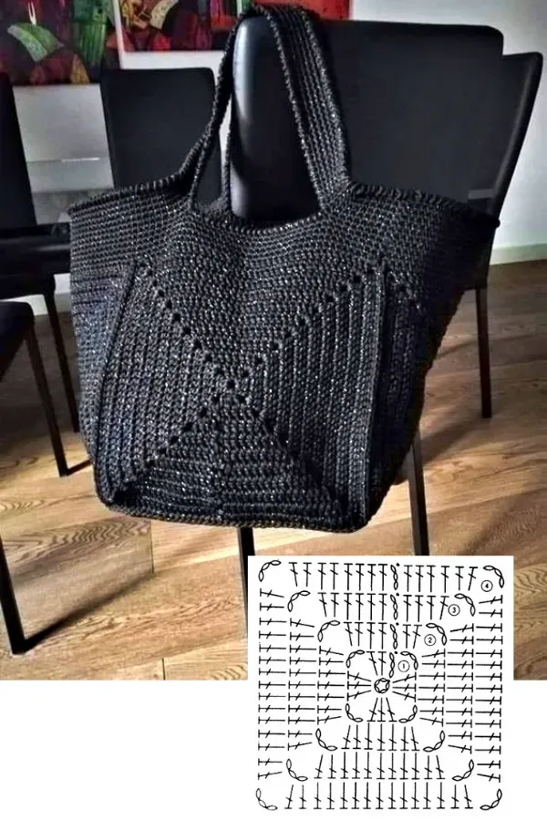 Tendências em Crochê: 10 Modelos de Bolsas com Gráficos para Inspirar sua Criatividade!