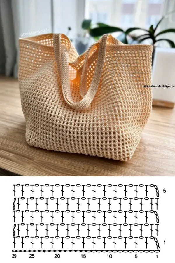 Tendências em Crochê: 10 Modelos de Bolsas com Gráficos para Inspirar sua Criatividade!