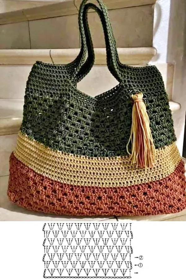 Tendências em Crochê: 10 Modelos de Bolsas com Gráficos para Inspirar sua Criatividade!