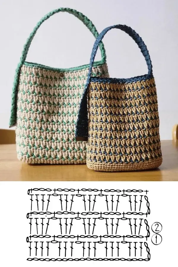 Tendências em Crochê: 10 Modelos de Bolsas com Gráficos para Inspirar sua Criatividade!