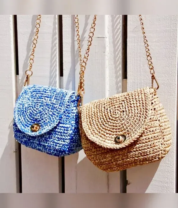Um Ponto, Inúmeras Possibilidades: Bolsas de Crochê em Ponto Baixo
