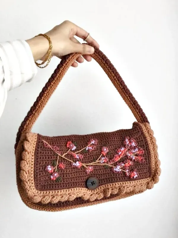 Um Ponto, Inúmeras Possibilidades: Bolsas de Crochê em Ponto Baixo