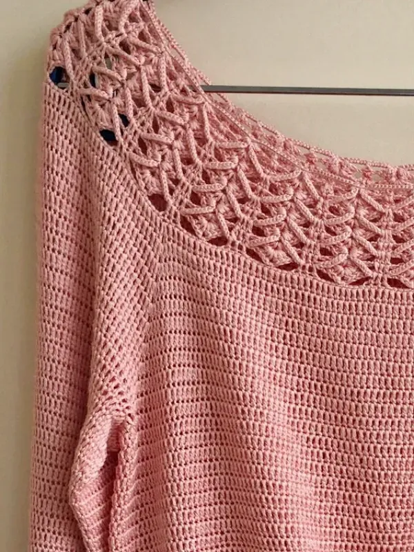 Pontos, Cores e Fios: O Poder dos Detalhes em Blusas de Crochê