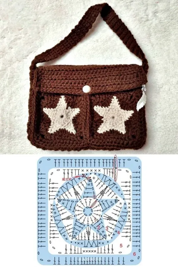 Moda em Crochê - Inspire-se Nestas Bolsas de Crochê Estilo Carteiro