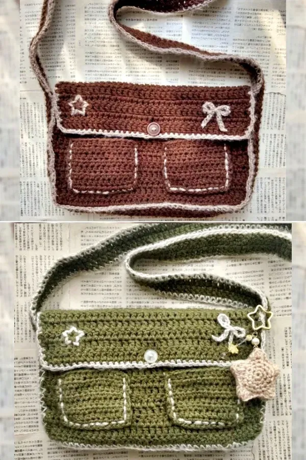 Moda em Crochê - Inspire-se Nestas Bolsas de Crochê Estilo Carteiro