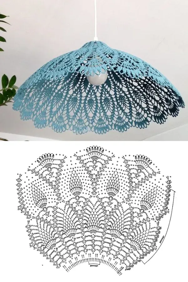 Decorar com Artesanato: Luminárias Pendentes de Crochê para Transformar Seu Espaço