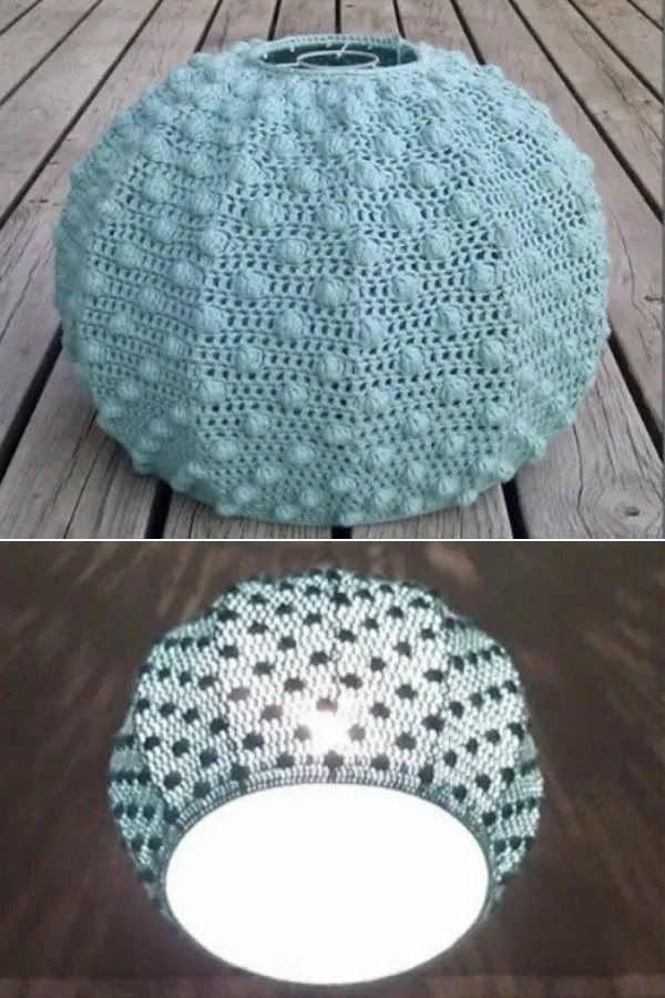 Artesanato na Decoração: Luminárias em Crochê que Transformam Ambientes com Efeito e Originalidade