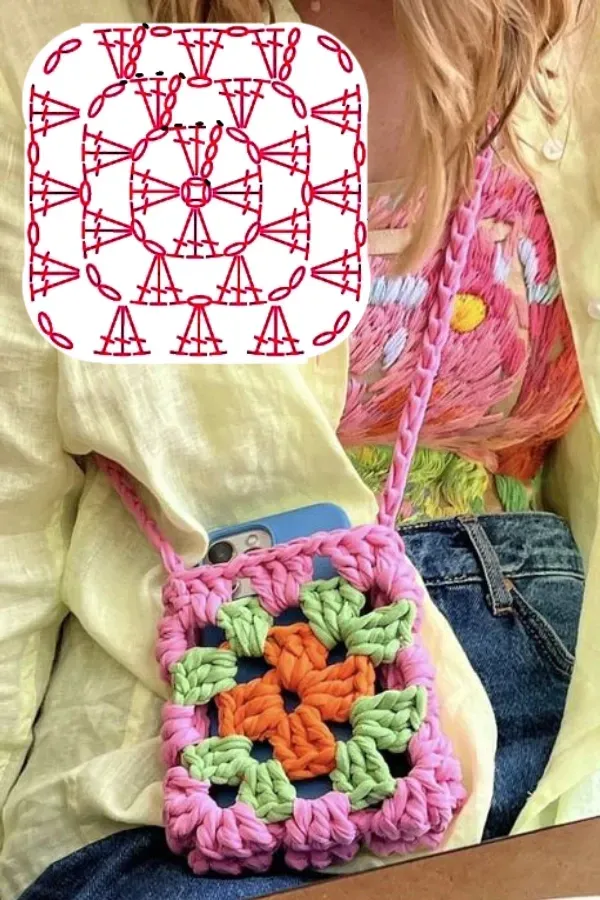Tendência das Bolsas Artesanais: +21 Modelos de Bolsas de Crochê em Fio de Malha