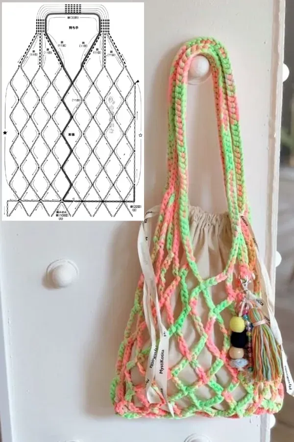 Artesanato na Moda: Inspirações de Bolsas de Crochê em Fio de Malha com Estilo e Versatilidade