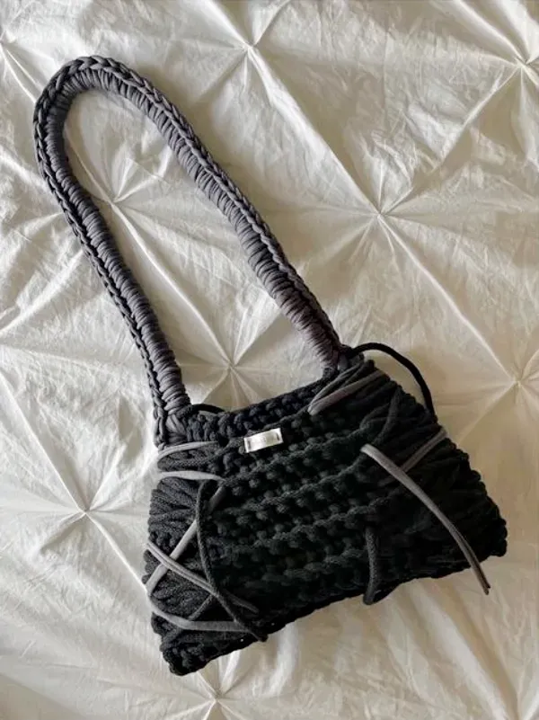 Artesanato na Moda: Inspirações de Bolsas de Crochê em Fio de Malha com Estilo e Versatilidade