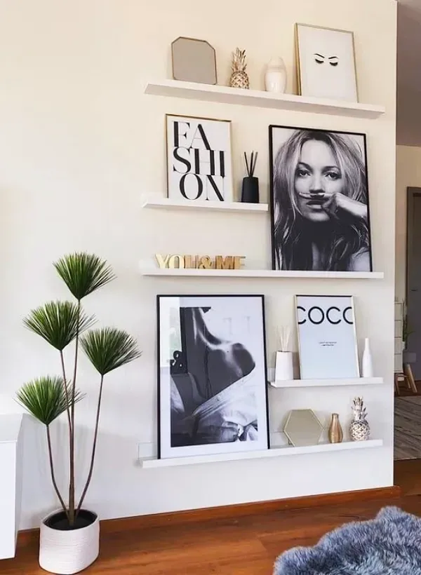 Emoldure suas memórias decorando com fotos na parede -18 Ideias inspiradoras