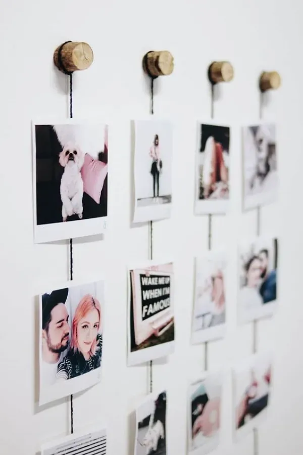 Emoldure suas memórias decorando com fotos na parede -18 Ideias inspiradoras
