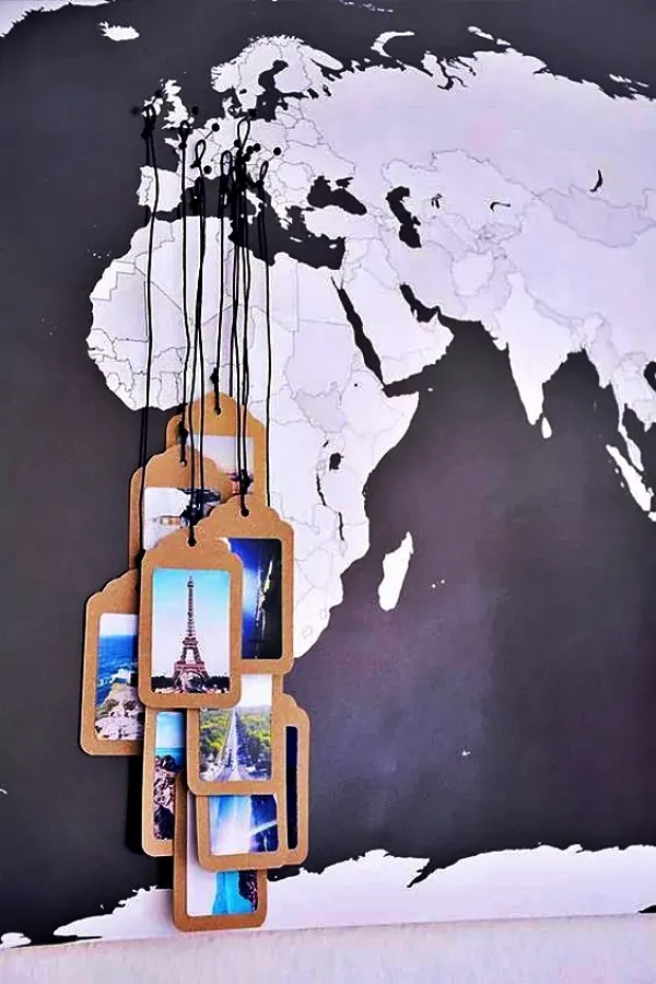 Emoldure suas memórias decorando com fotos na parede -18 Ideias inspiradoras