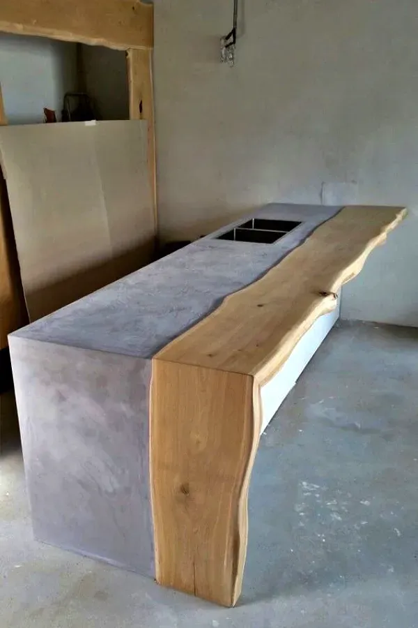 Casa Bonita e Moderna: Transforme sua Cozinha com Cimento Queimado!