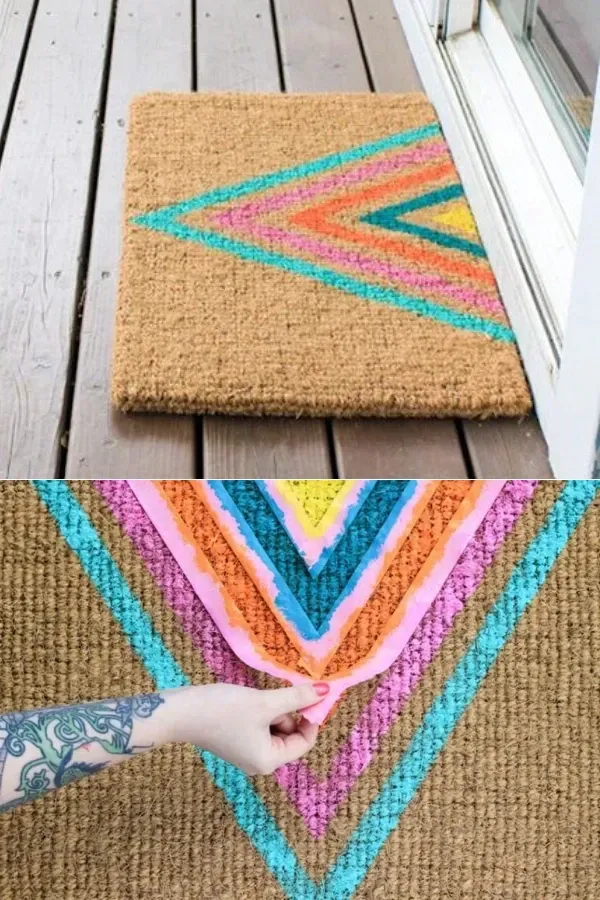 Tendências em DIY: Inspire-se e Faça Você Mesmo Lindos Tapetes Pintados