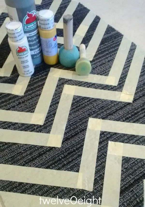 Tendências em DIY: Inspire-se e Faça Você Mesmo Lindos Tapetes Pintados