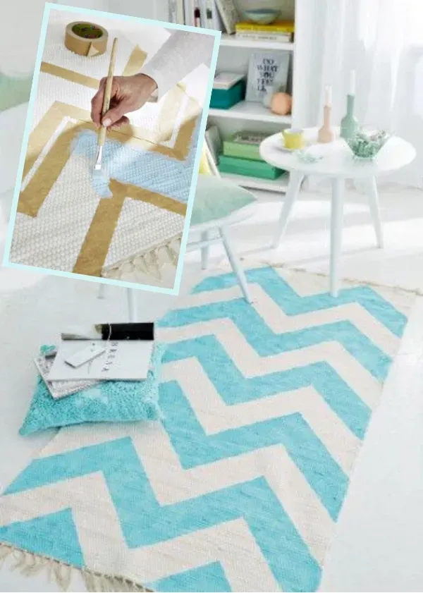Tendências em DIY: Inspire-se e Faça Você Mesmo Lindos Tapetes Pintados