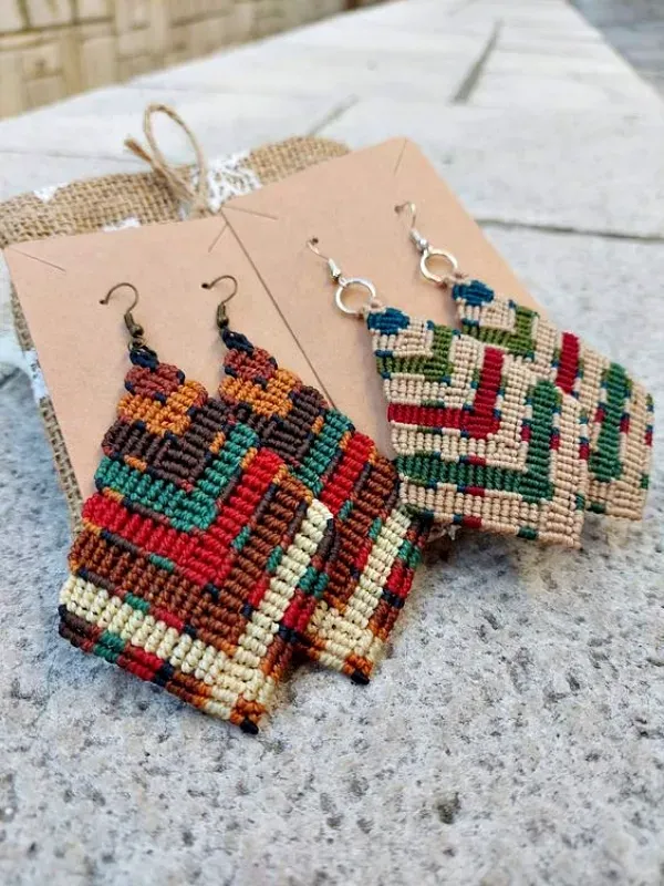 Brincos de macramê: a tendência do artesanato para quem busca renda extra
