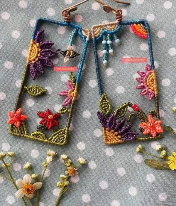 Brincos de macramê: a tendência do artesanato para quem busca renda extra