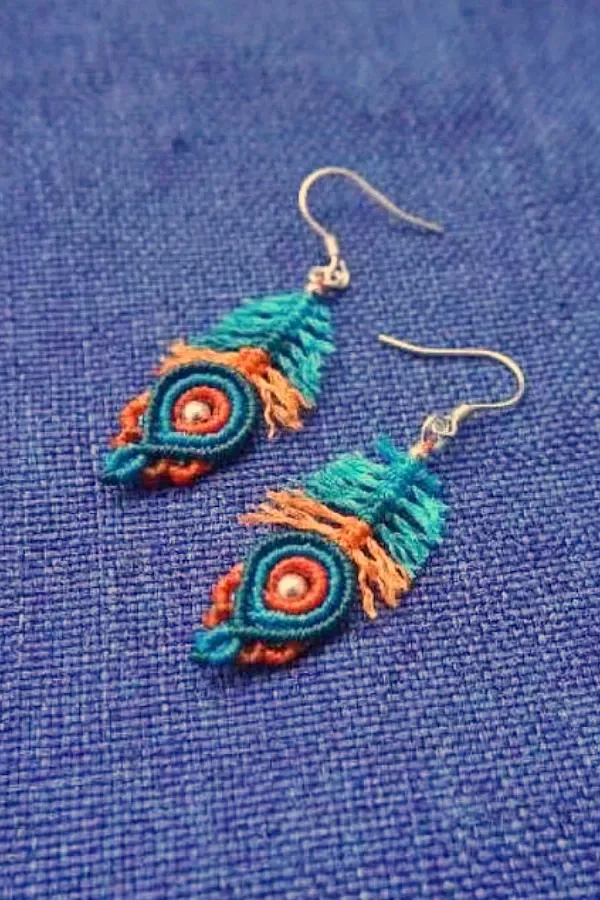 Artesanato criativo: +16 Modelos de brincos de macramê