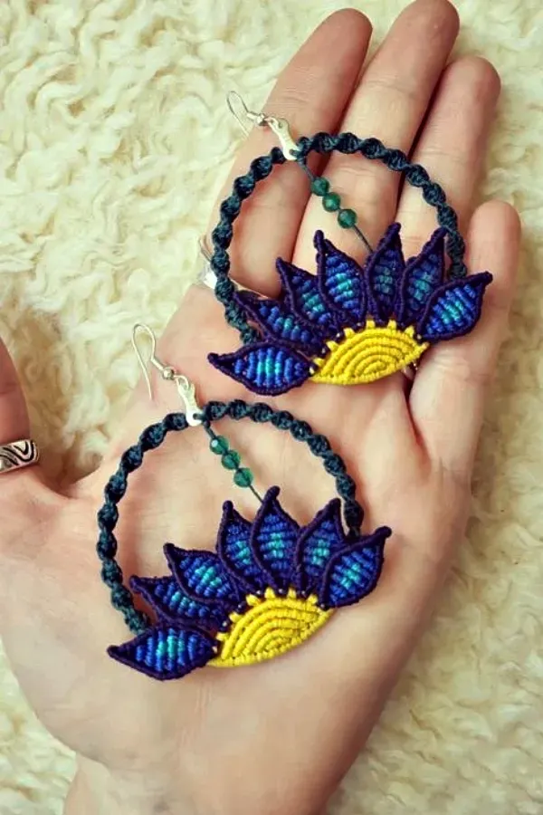 Artesanato criativo: +16 Modelos de brincos de macramê