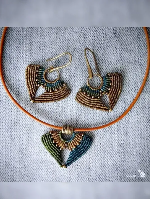 Artesanato criativo: +16 Modelos de brincos de macramê
