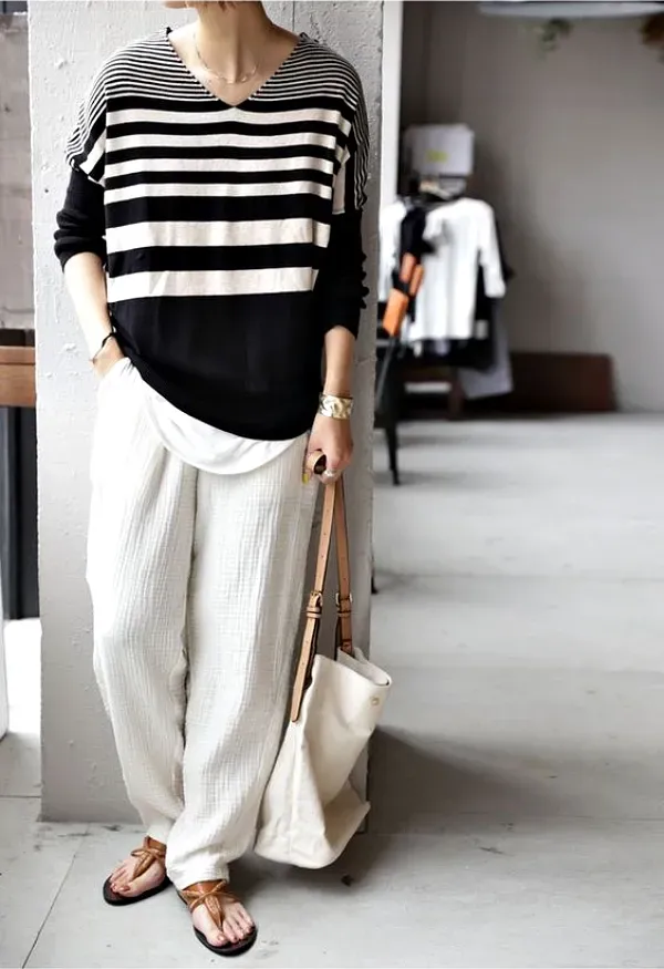 Inspirações de Estilo: Looks com Calça Branca para a Terceira Idade