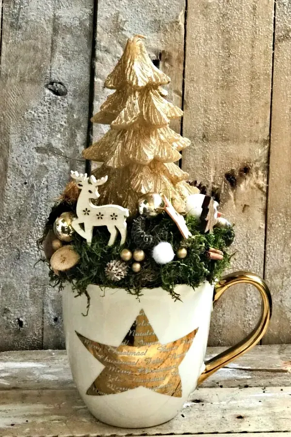 Preparando para o Natal: Canecas Decoradas de Natal- Inspiração e Presentes DIY