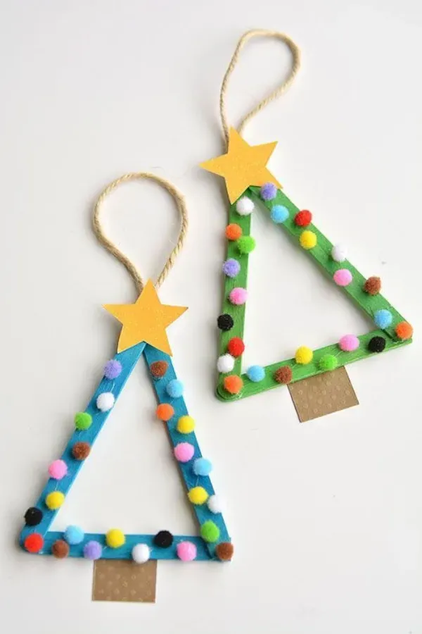 Preparando para o Natal: Crie Enfeites de Natal Incríveis e Baratas com Palitos