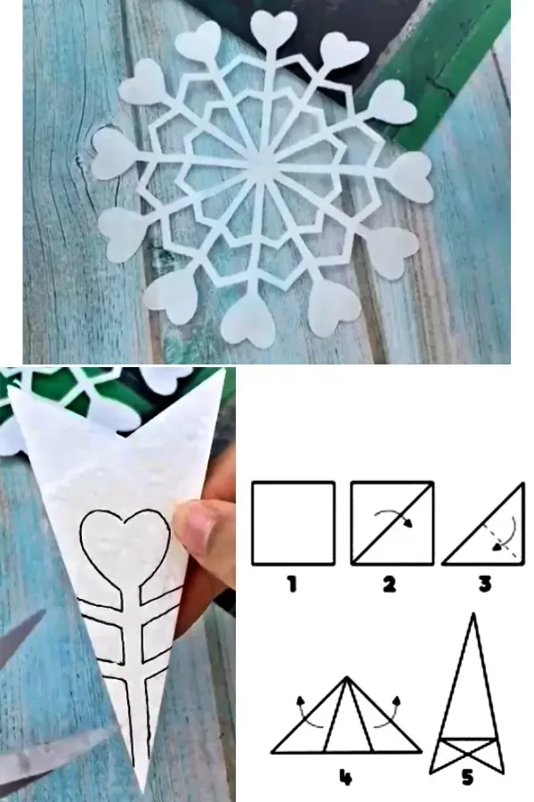 Faça Você Mesmo: Encante sua Casa com Flocos de Neve de Papel na Decoração de Natal